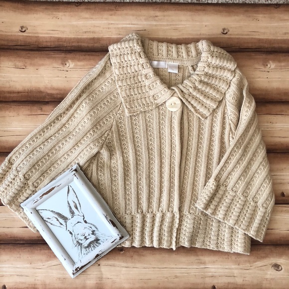 Anthropologie Sweaters - Chunky cream sweater from Anthropologie. Whitewash